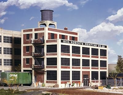 Walthers Cornerstone HO Scale G. Roberts Printing Structure Kit