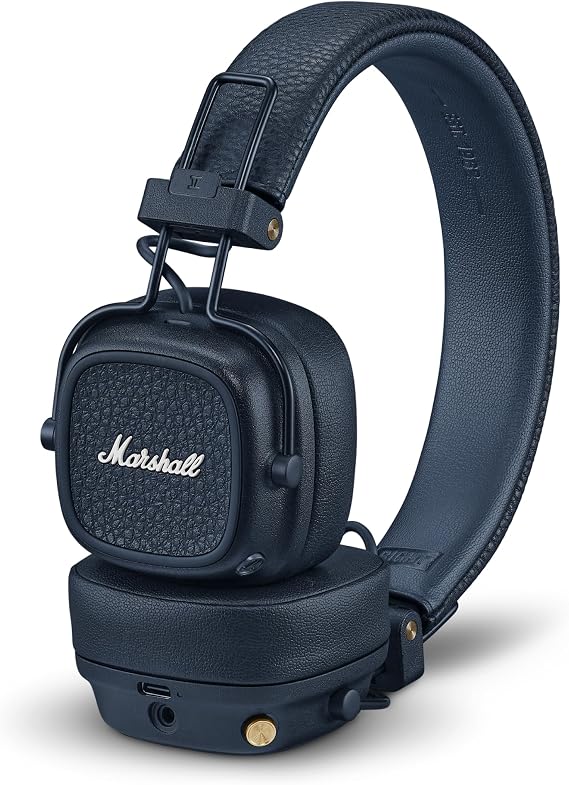 Marshall Major V Wireless Bluetooth Headphones - Midnight Blue