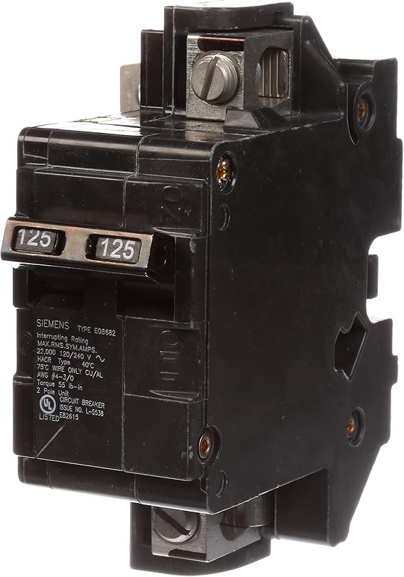 Siemens MBK125A 125-Amp Main Circuit Breaker for Use in Ultimate Type Load Centers