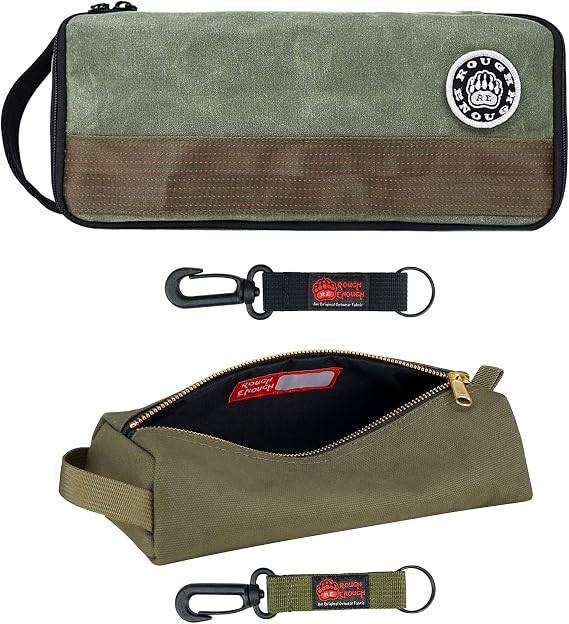 Rough Enough Small Tool Bag Portable Tool Box EDC Pouch Organizer with Handle