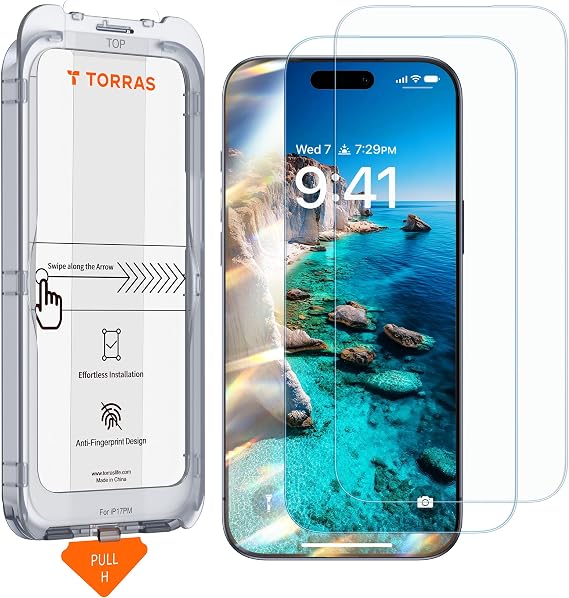TORRAS SunView AR for iPhone 18 Pro Screen Protector Anti-Reflective