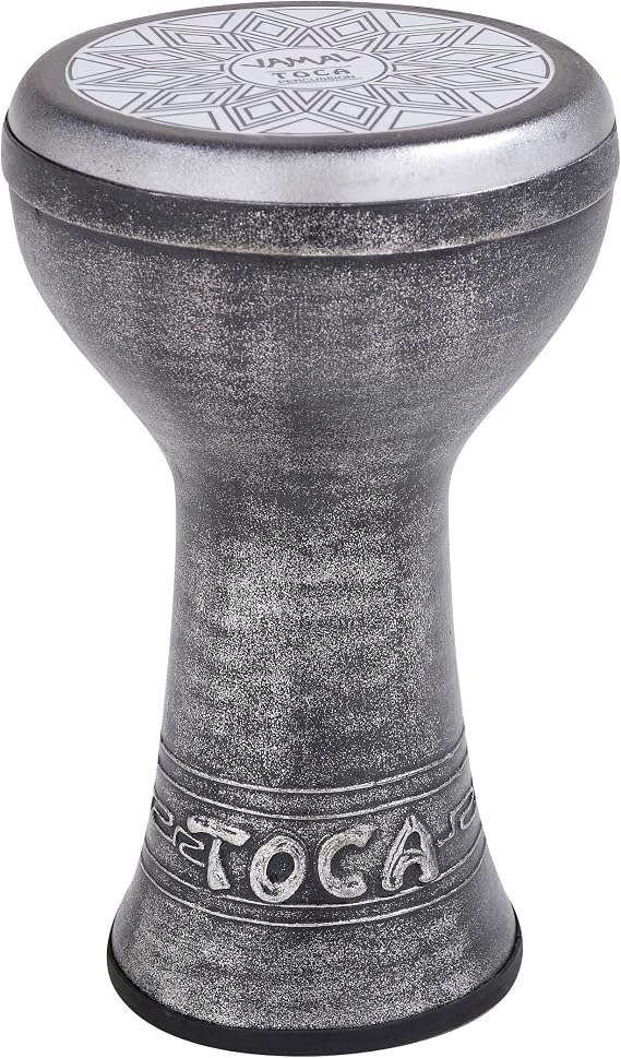 Toca SJDKF-12S Jamal 12-Inch Doumbek - Antique Silver Finish