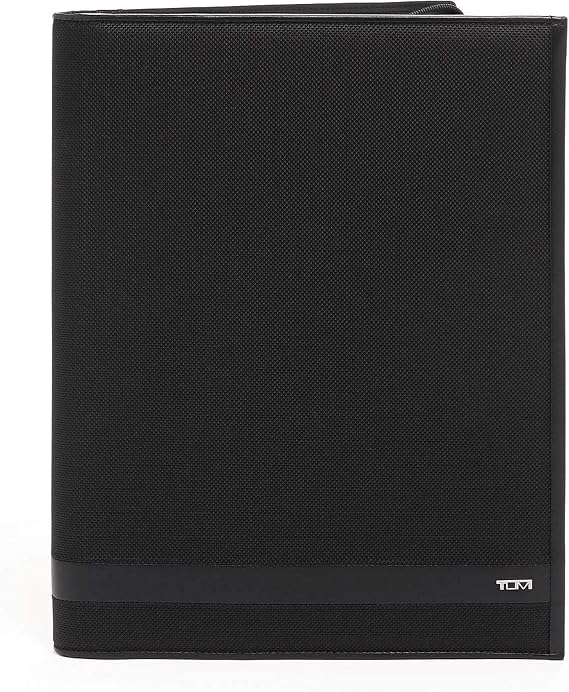 TUMI - Alpha Zip-Around Letter Pad - Ballistic Nylon Material - Durable Letter Pad Notebook Case - 13.3" X 10.3" X 1.0" - Black