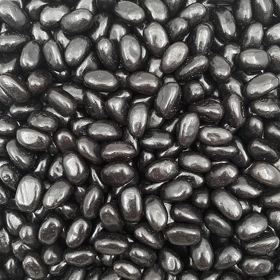 Black Licorice Jelly Beans, Chewy Candy, 2 Lb Bag