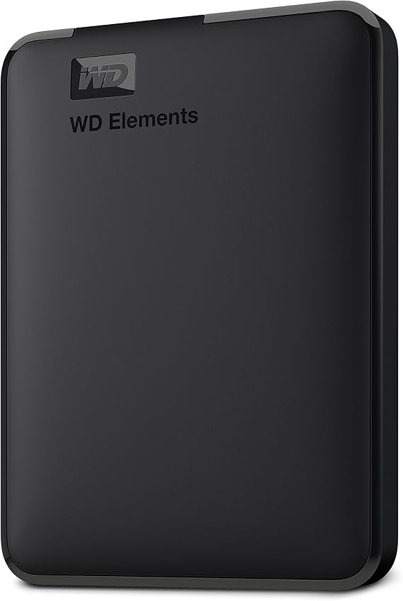 WD 4 TB Elements Portable External Hard Drive - USB 3.0, Black, USB 3.0, Plug-and-Play, formatted for Windows, Schwarz
