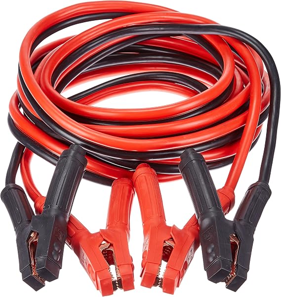 Amazon Basics Jumper Cable 1 Gauge, 25 Feet