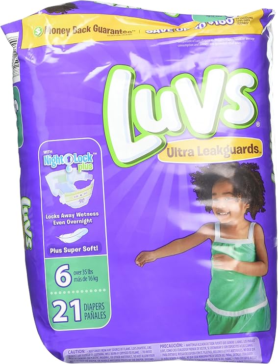 Luvs Stage 6 Disposable Diaper, 21 Ct